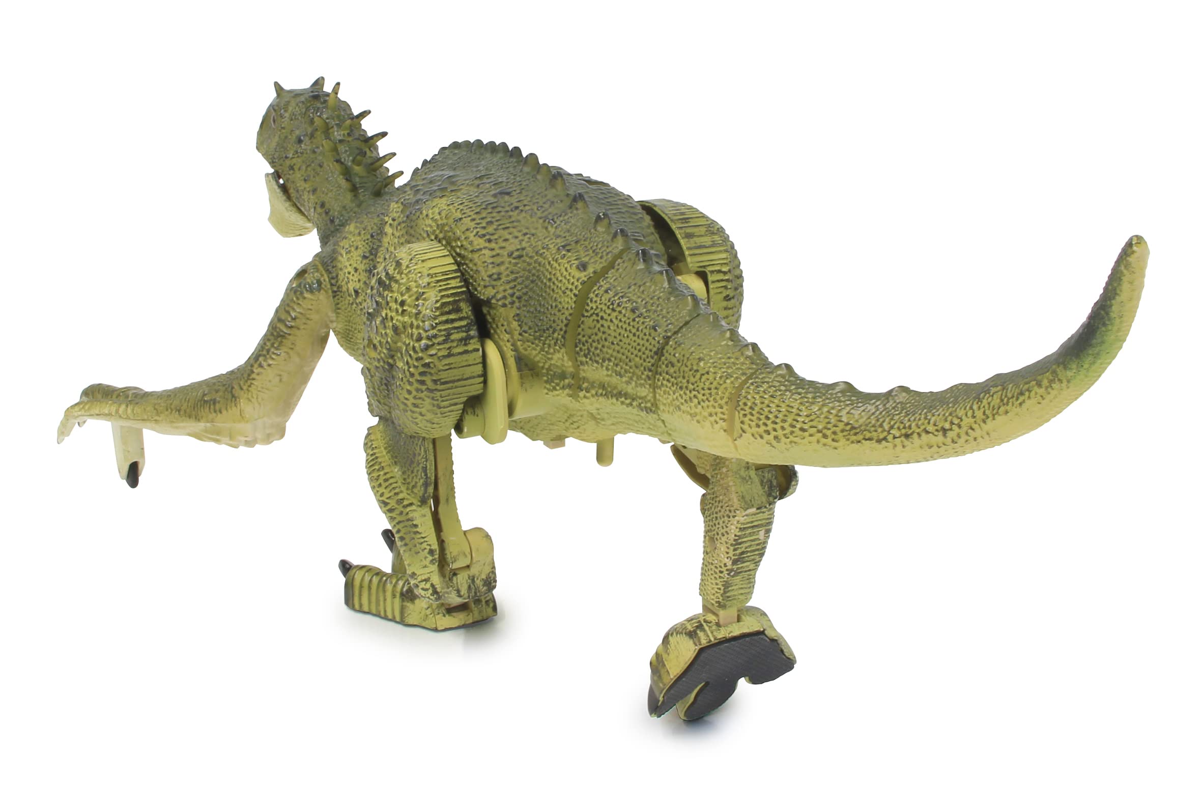 JAMARA Dinosaurier Exoraptor Li-Ion 3,7V 2,4GHz - Vorderfüße auf 2 Rollen, bewegliche Teile, realistisches Dinosauriergebrüll, ferngesteuert RC