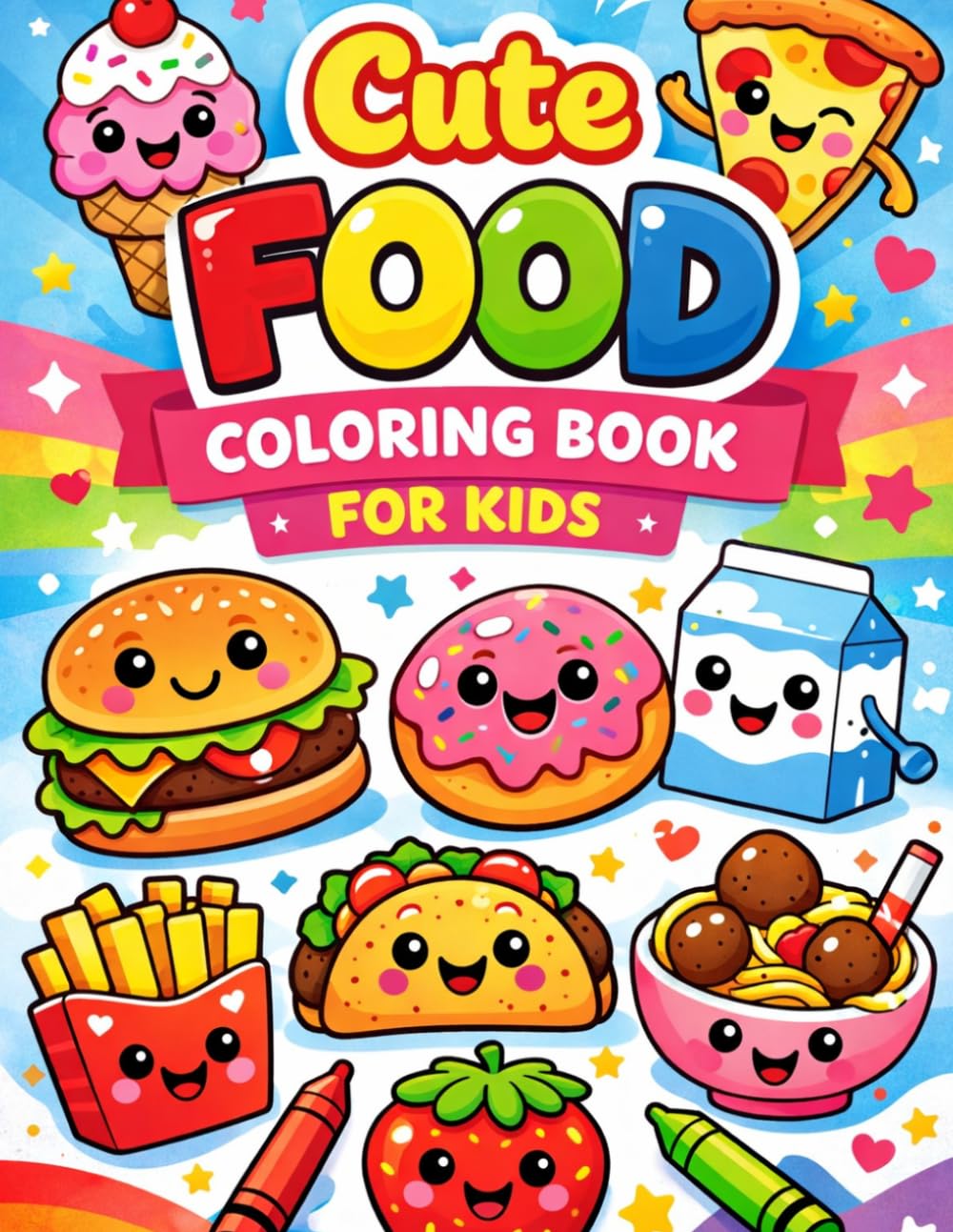 Yummy Friends Coloring Book
