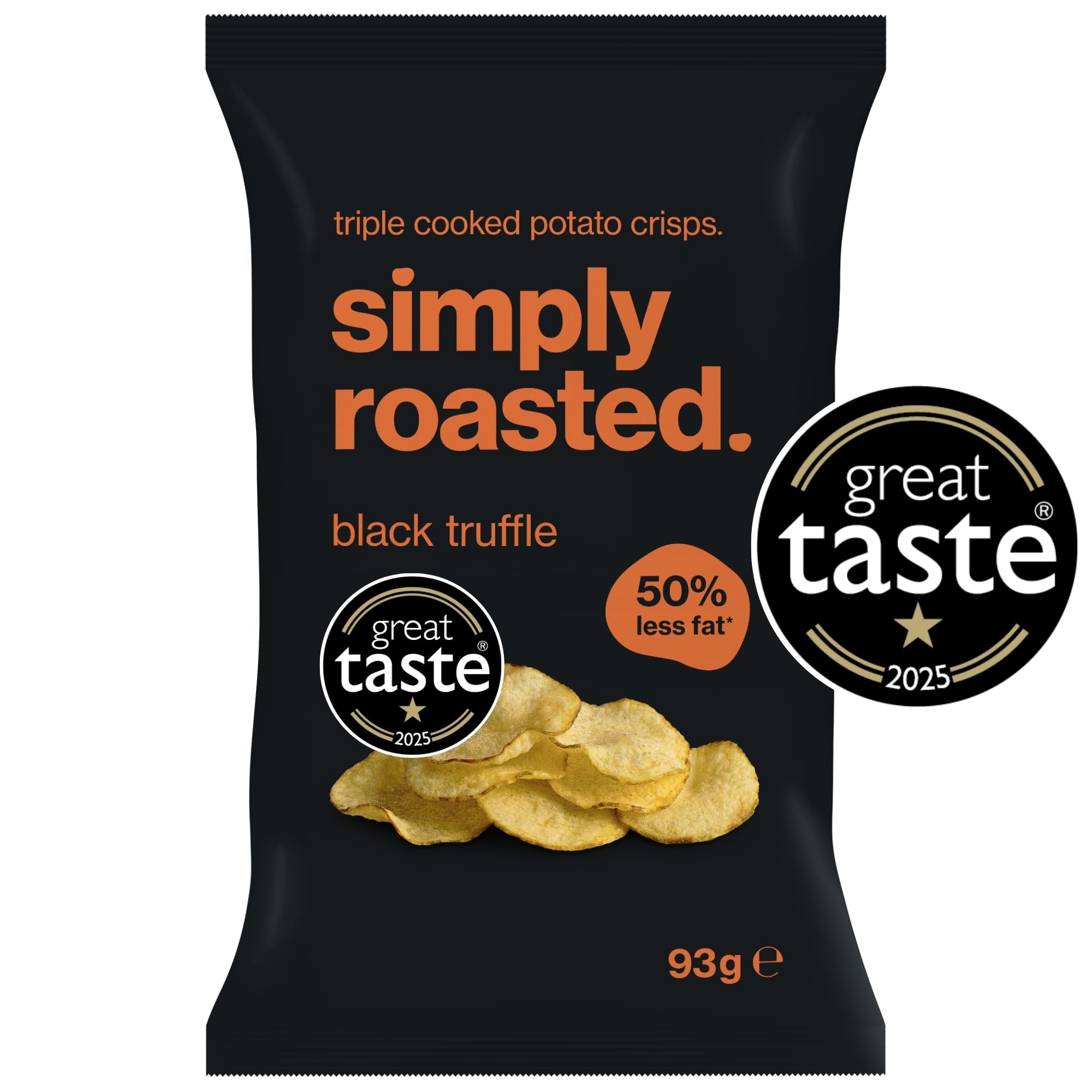 Simply Roasted - Patatine al Tartufo Nero 12 x 93g