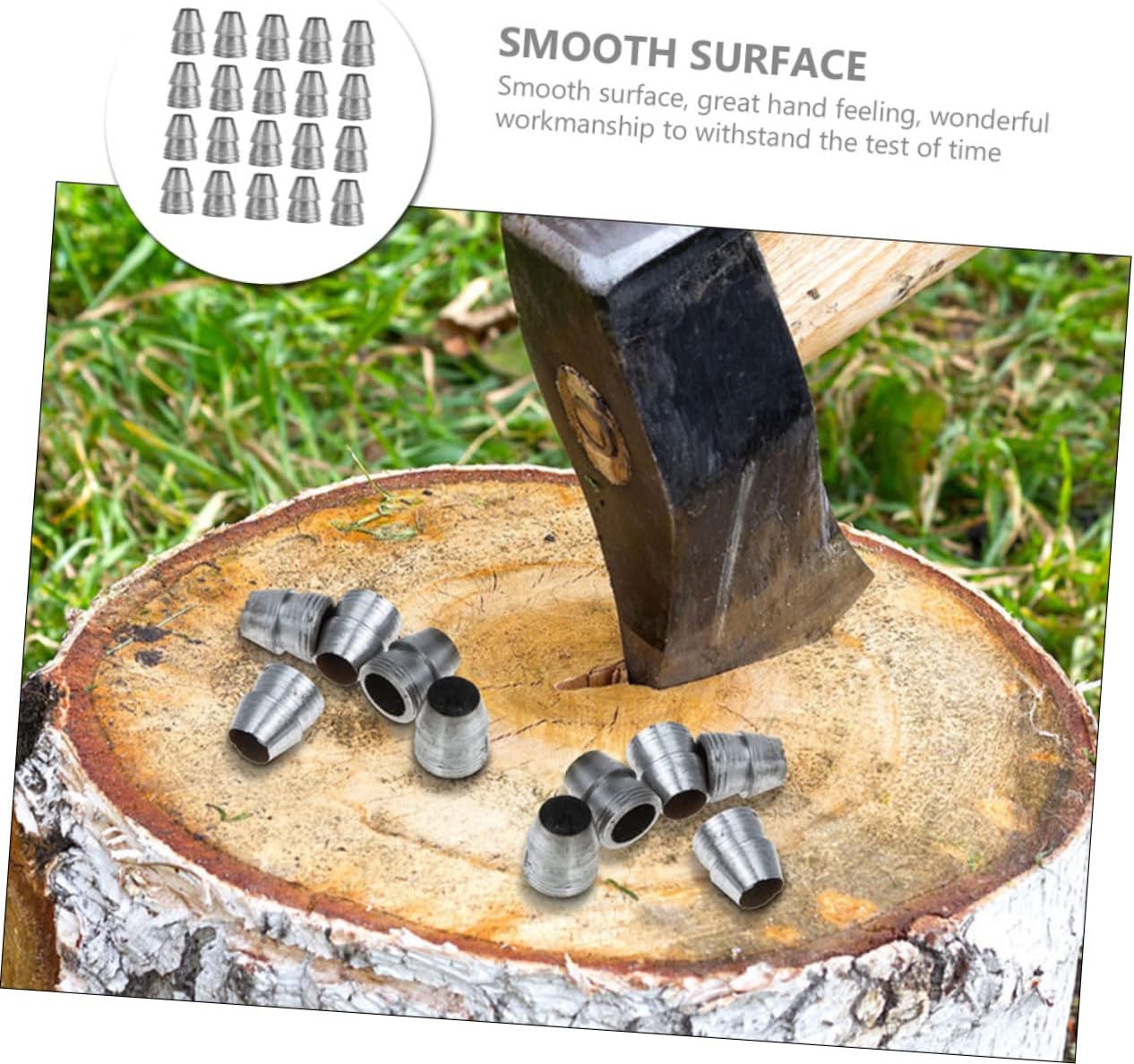 BESPORTBLE 100pcs Iron Axe Replacement for Hammer Handle Precision Installation Supplies Resistant Tools for Axe Maintenance and Repair