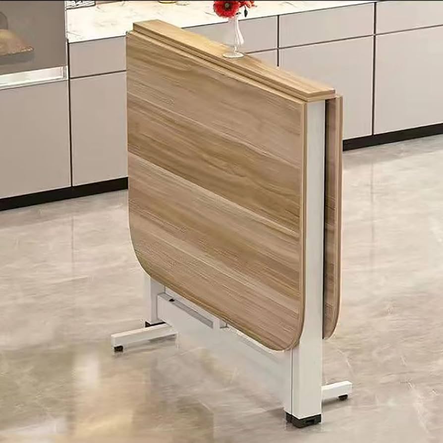 折りたたみダイニングテーブル❣️万能ドロップリーフダイニングテーブル ロック可能 折りたたみダイニングテーブル✨万能ドロップリーフダイニング