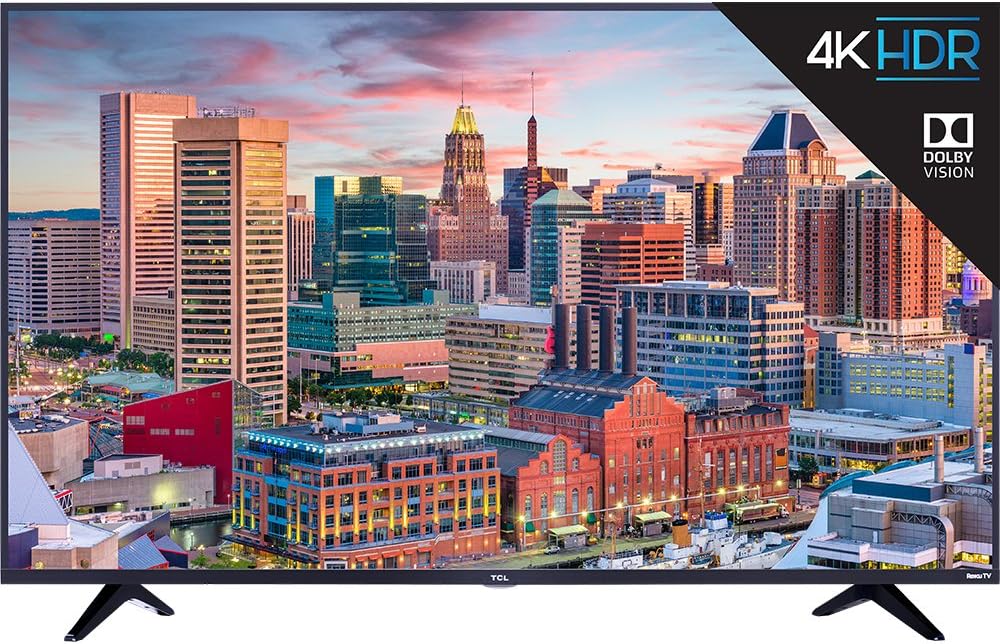 TCL 49S517 49-Inch 4K Ultra HD Roku Smart LED TV (2018 Model)