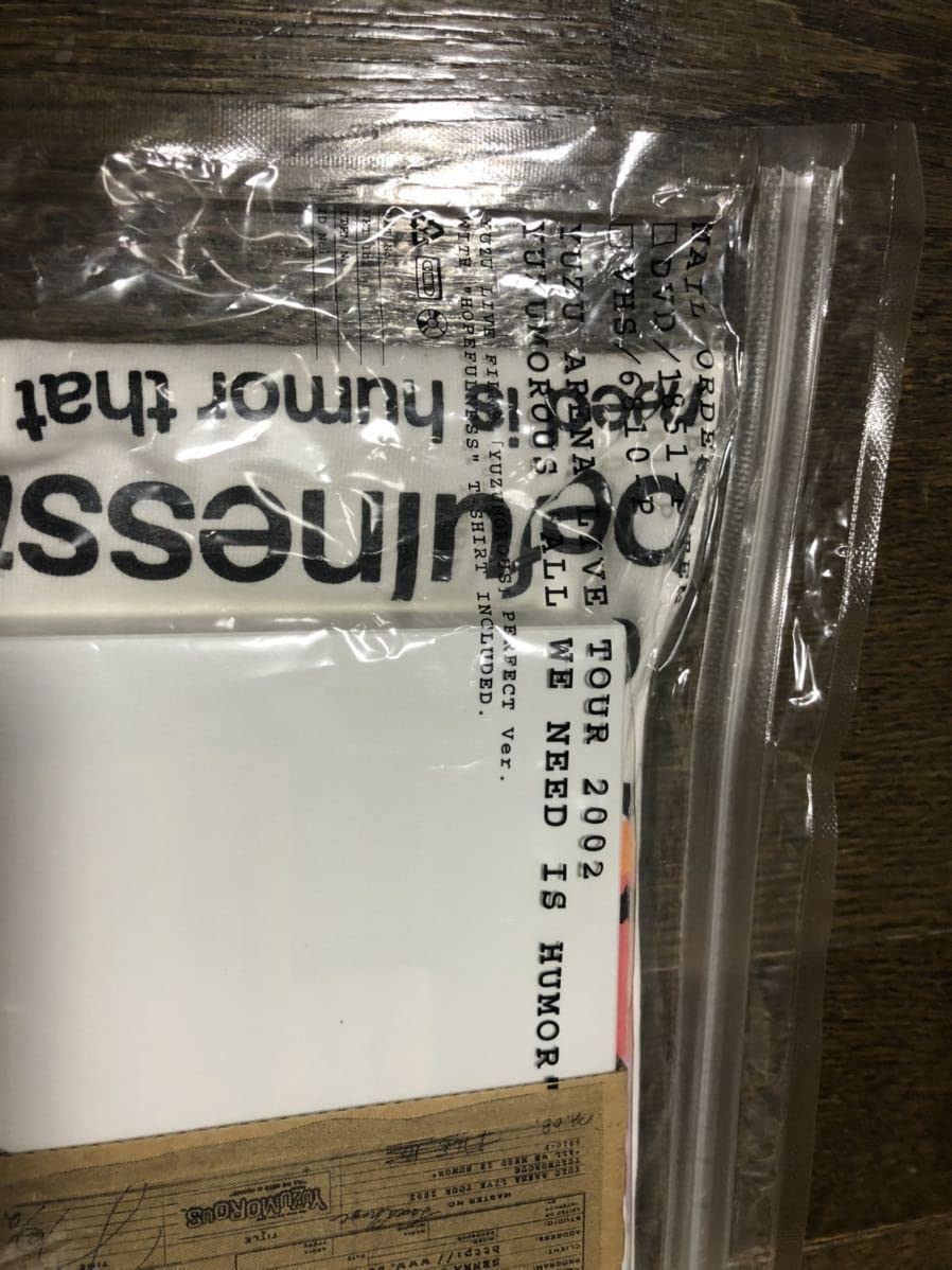 ゆず Live Films「ユズモラス」完全版　Ｔシャツ付 Amazon.co.jp: VHS Tシャツ ゆず Live Films ユズモラス 完全版