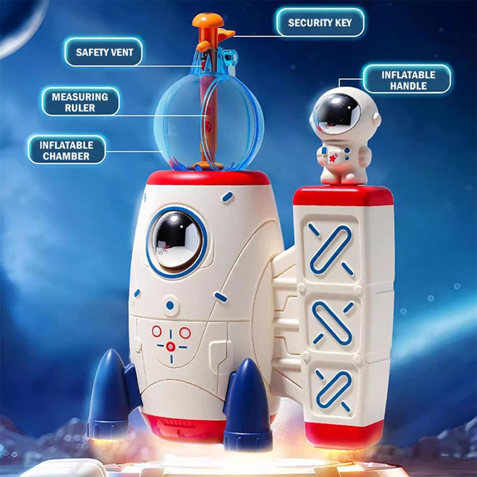 Kit DIY Fusée Spatiale En Ballons - 170 Pièces Avec Pompe - Créativité Et Loisir Pour Enfants - Idée Cadeau Anniversaire