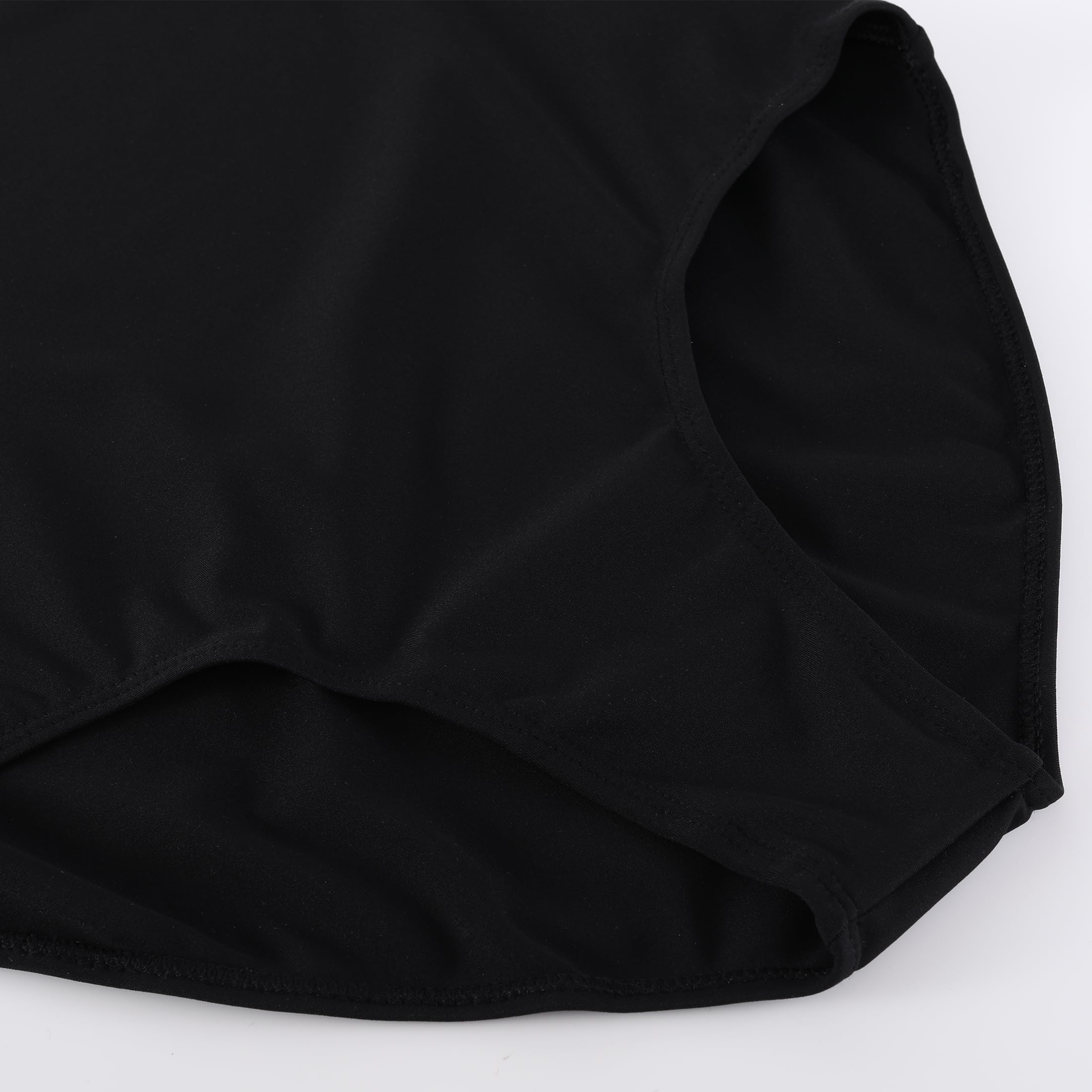HROYL Femme Justaucorps de Danse Épaules Dénudées et Manches 3/4 Ballet Gymnastique Vêtements de Leotard Dancewear