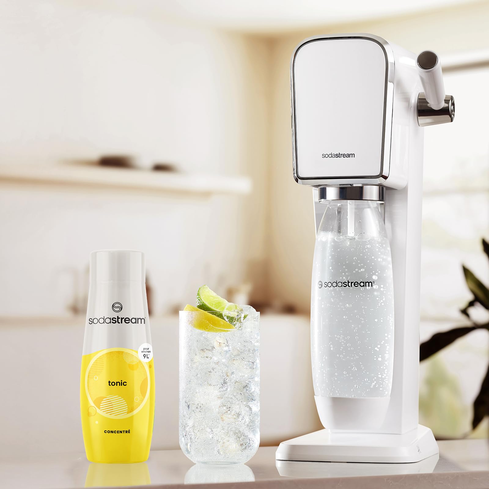 Concentrés SODASTREAM - Lot de 6 concentrés Tonic - Jusqu'a 54L de boissons - 440 ml