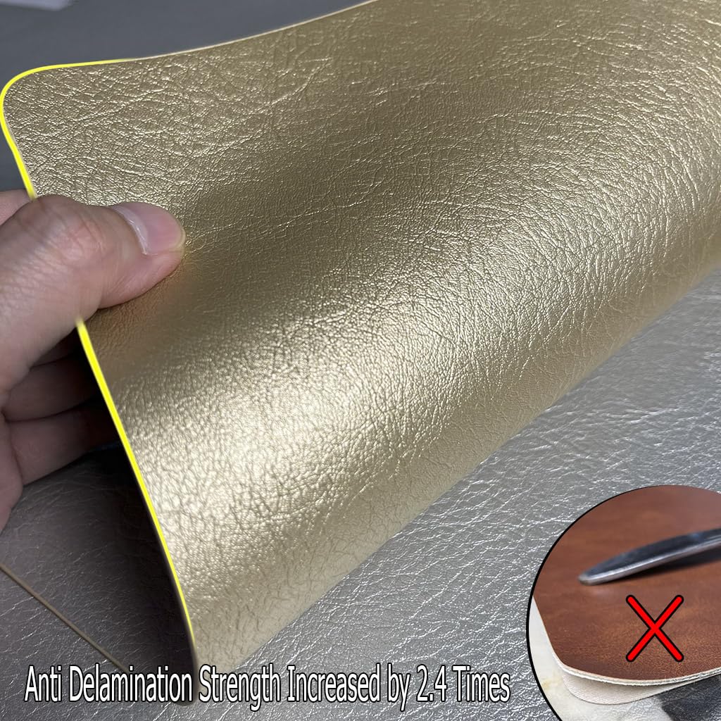Faux Leather Table mats set of 6, Wipe Clean Place Mats for Table Non-Slip Washable Placemats - Image 3