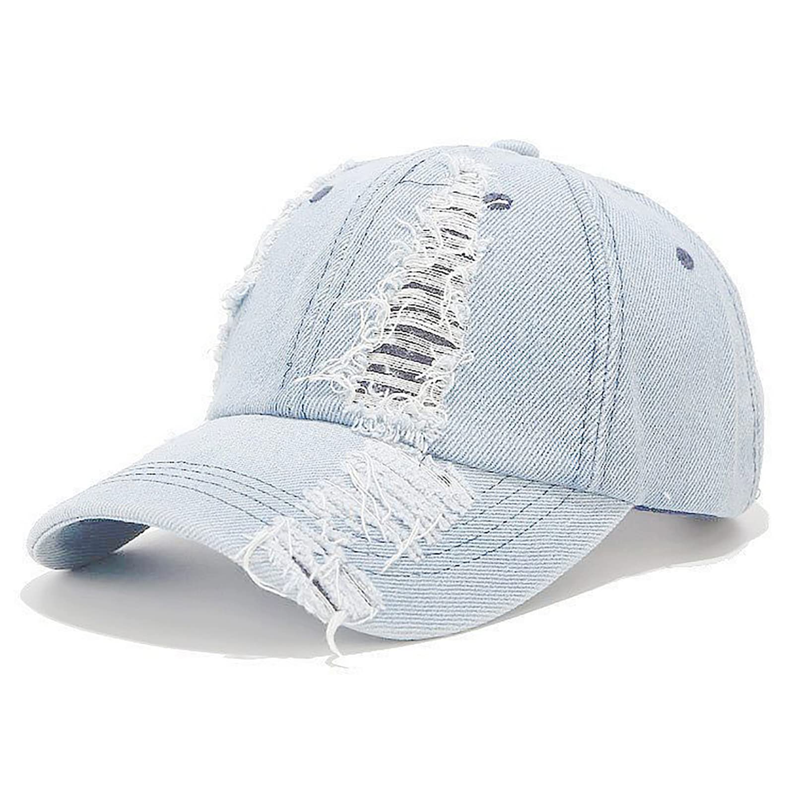 XYIYIVintage Washed Distressed Baseball Cap Adjustable Cotton Dad Hat for Women Men
