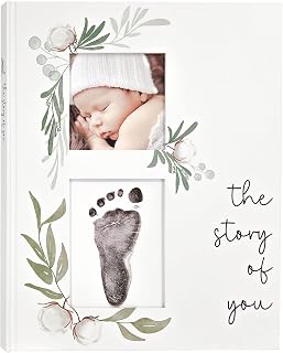 twolittledinos Baby Milestone Book - Gender Neutral Keepsake Journal for Boys & Girls, Pregnancy to 5 Years Memory Book