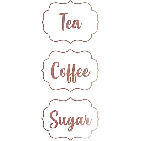 Tea coffee sugar labels uk