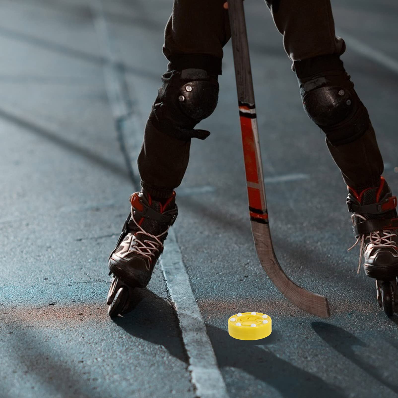 BESPORTBLE 1 Pc Patinaje sobre Ruedas Rodillo Hockey Masculino Disco Flotante De Hockey De Aire Fichas De Hockey Oficial Discos De Hockey Páginas Hockey Callejero Hombres y Mujeres Importante