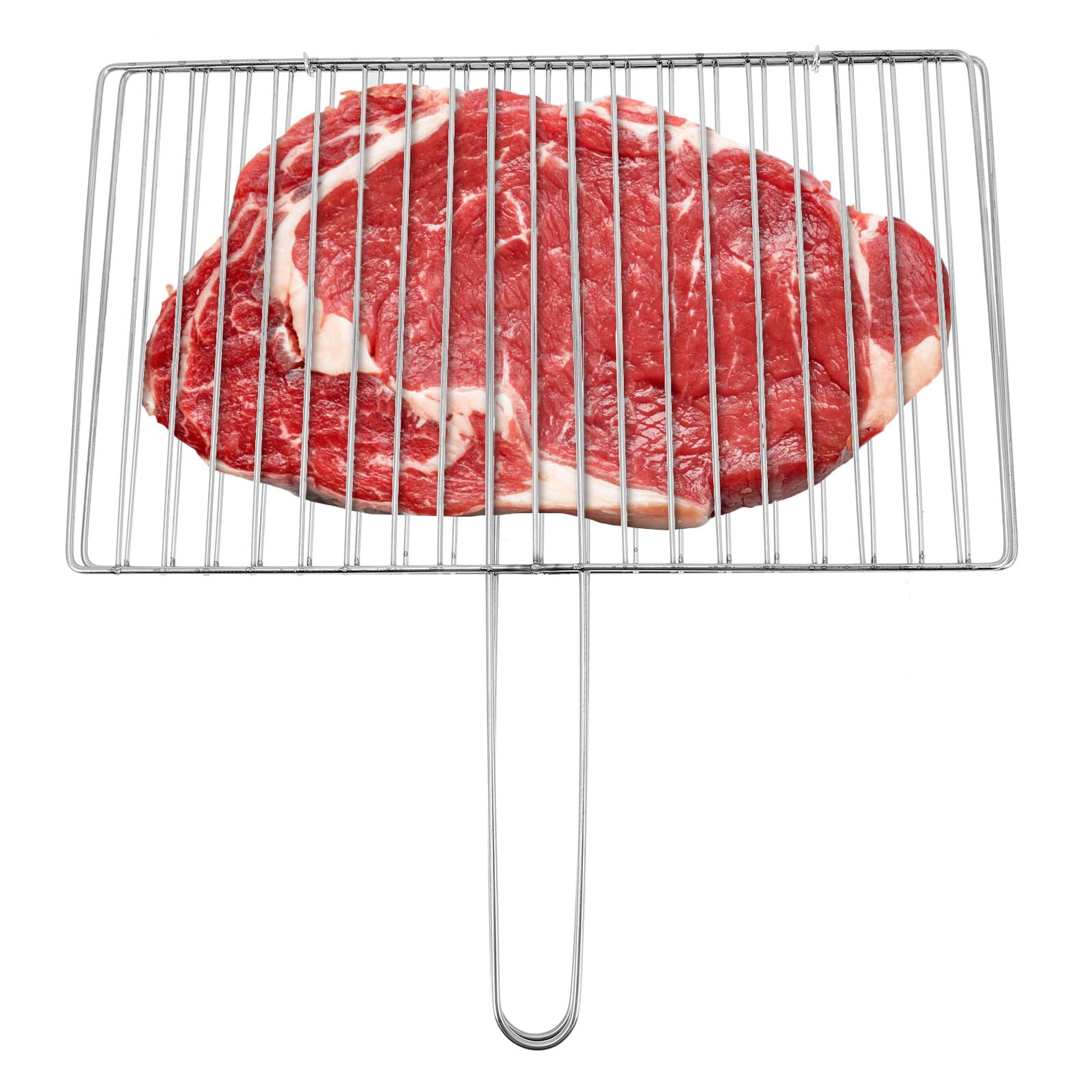 Cestello Grill per Pesce in Acciaio Inox per Barbecue Esterno