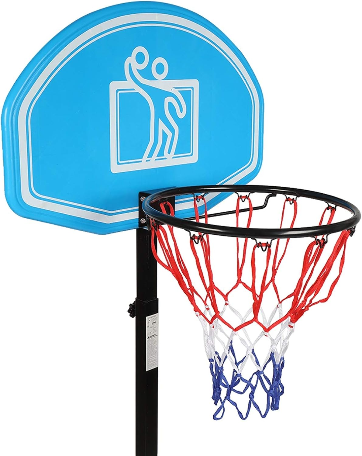 RICHU Basketball Hoop, Kids Toy Basketball Hoop with Height-Adjustable 60.6''-83.1'' Indoor Outdoor Basketball Stand Maxium Applicable Ball Model 7# : Sports & Outdoors
