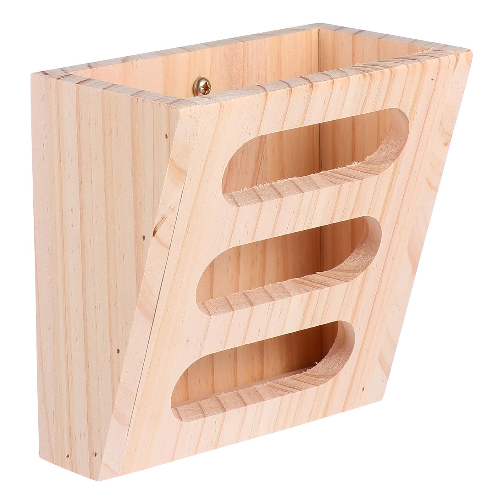 Estante para conejos de madera con fijación estable y plataforma multifuncional de descanso