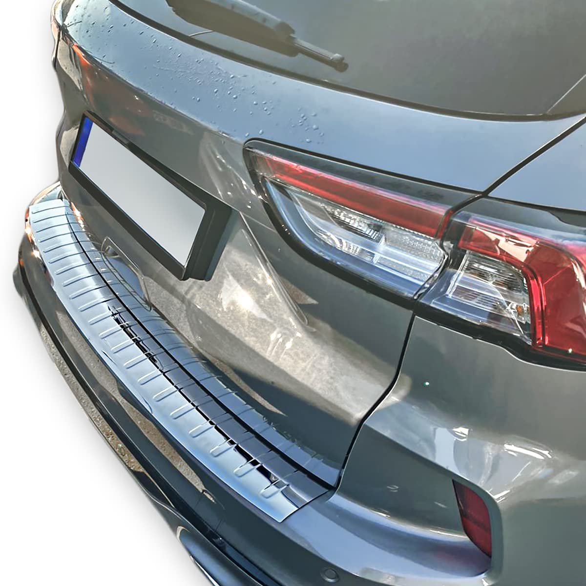 Protezione per paraurti in acciaio inox cromato, compatibile con Ford Kuga III | anno di costruzione dal 2019 | con smussatura | qualità premium di RECAMBO