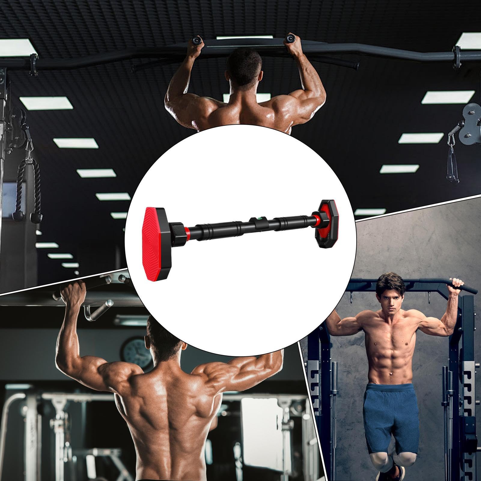 Drążek Do Podciągania Na Drzwi Antypoślizgowy Ergonomiczny Bez Wiercenia | Sprzęt do domowego treningu fitness Do Użytku Domowego Wewnątrz I Na Zewnątrz Fitness Ćwiczenia Trening Miejsce Pracy