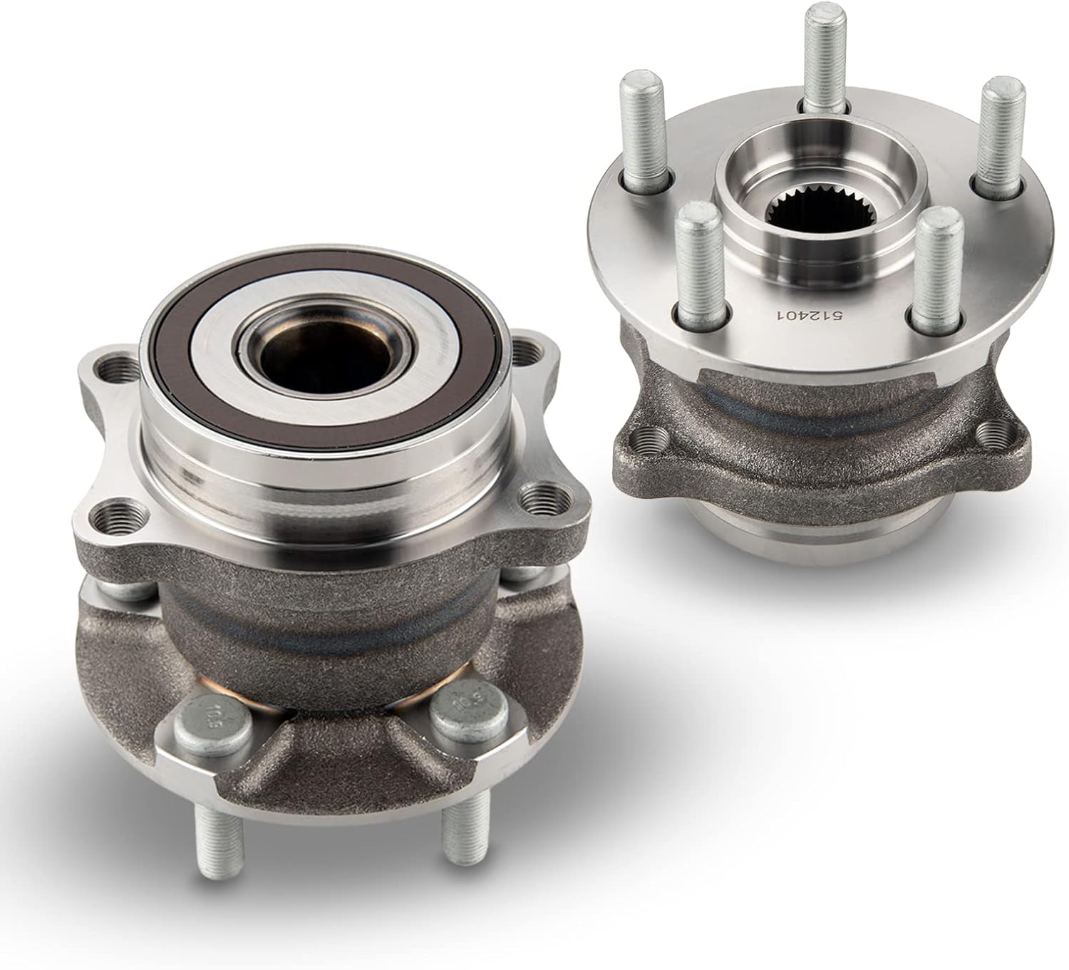 KAX 512401 2PCS Rear Wheel Hub Bearing Compatible with Subaru Crosstrek 2019-2021,5 Lugs Wheel Bearing and Hub Assembly