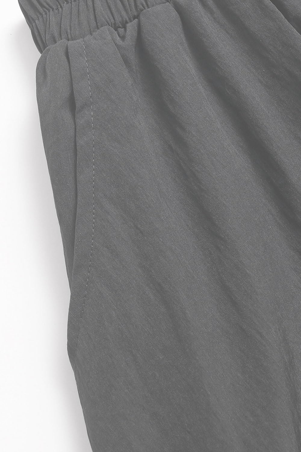 Women's Black Bubble Skirt Elastic Waist Casual Party Y2K Puffy Hem A-line Long Skirts with Pockets - Image 6