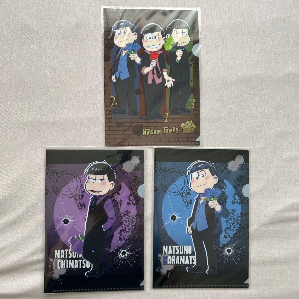 Amazon.co.jp: マフィア松 クリアファイル3点セットおそ松さん : おもちゃ