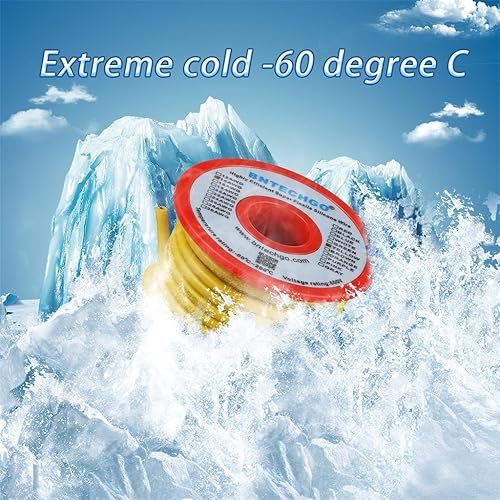 Vista 19 de BNTECHGO Bobina de alambre de silicona de calibre 14, rojo y negro, cada uno de 20 pies, 2 cables separados, alambre de cobre estañado trenzado