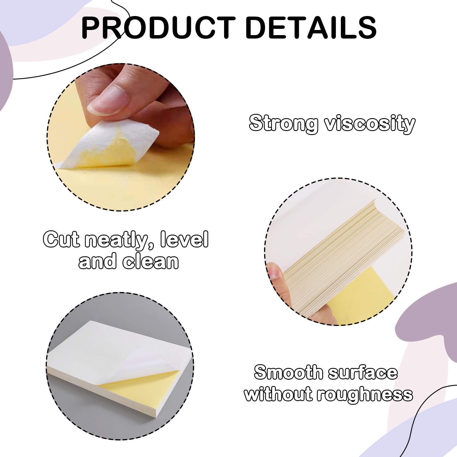 50 Fogli Carta Adesiva A4 Stampabile - Autoadesiva, Per Inkjet E Laser - Foto 2