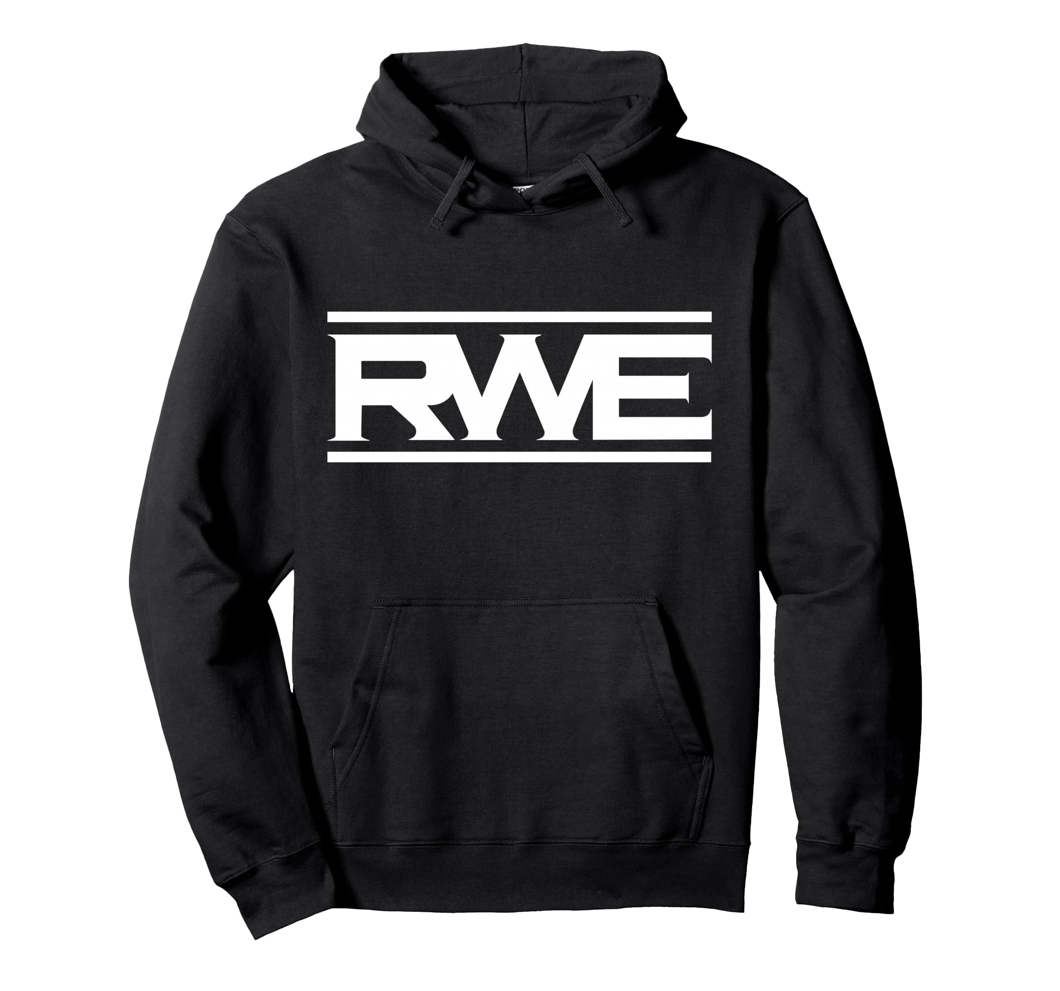 OVERTIME RWE Pullover Hoodie - Unisex Adults - Black - Small - Camouflage - Classic Fit - Polyester/Cotton - Machine Wash