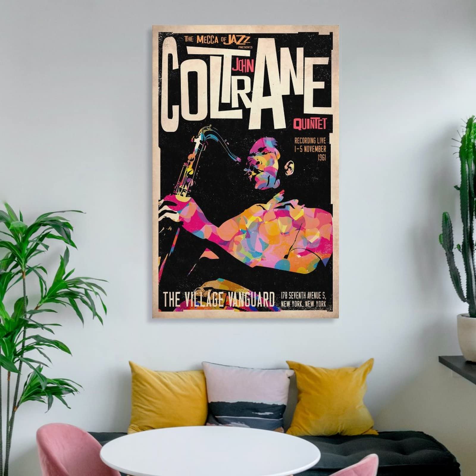 Amazon.com: John Coltrane Vintage Jazz Concert Poster African