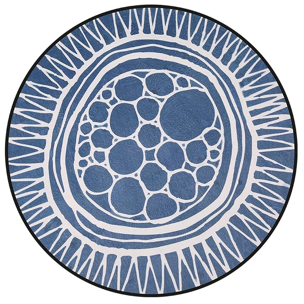 Tapis de chaise d'ordinateur circulaire pour protéger le parquet des roues