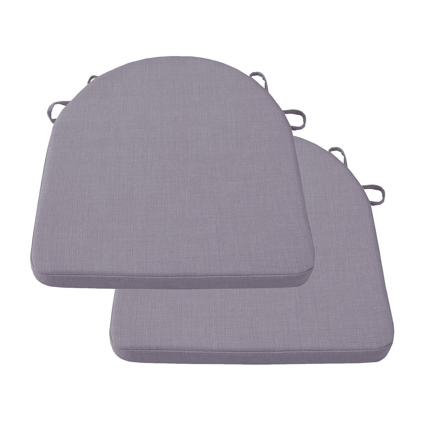 ping bu Set of 2 Garden Cushion U Shape Chair Seat Pad,U-Shaped Dining Seat Cushions Garden Cushion Pads for Office/Home/Indoor/Outdoor (50 * 50 * 2cm,Grey)