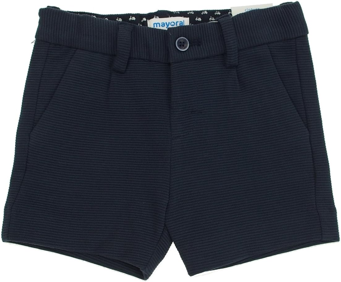 Mayoral Knit Shorts for Baby-Boys Blue