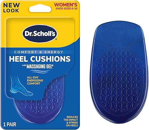 Miniatura 1 de Dr Scholls Cojines de tacón con gel de masaje avanzados  Absorción de golpes y amortiguación durante todo el día para aliviar las molestias del