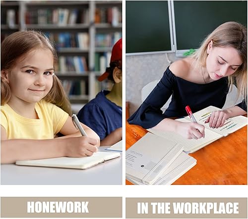 Miniatura 7 de EMOMAS - Cuaderno con líneas rectas, 1 diario de 160 páginas, tamaño mediano de 5.7 x 8 pulgadas, papel grueso de 2.95 ozyd, tapa dura, 1 unidad