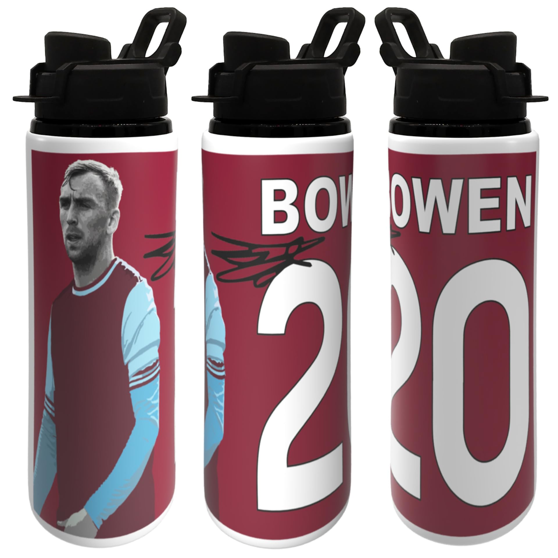 Partisan W. Ham Bottle Bowen Big Mouth 750ml Capacity Aluminium