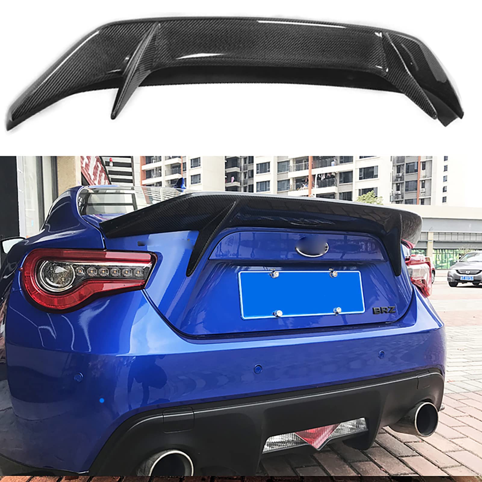 Car Spoiler Tail Compatible With Toyota Gt86 Ft86/Brz 2012-2017,Rear Lip Bumper Protector,vehicle Stability Tail Decoration,Car Modified