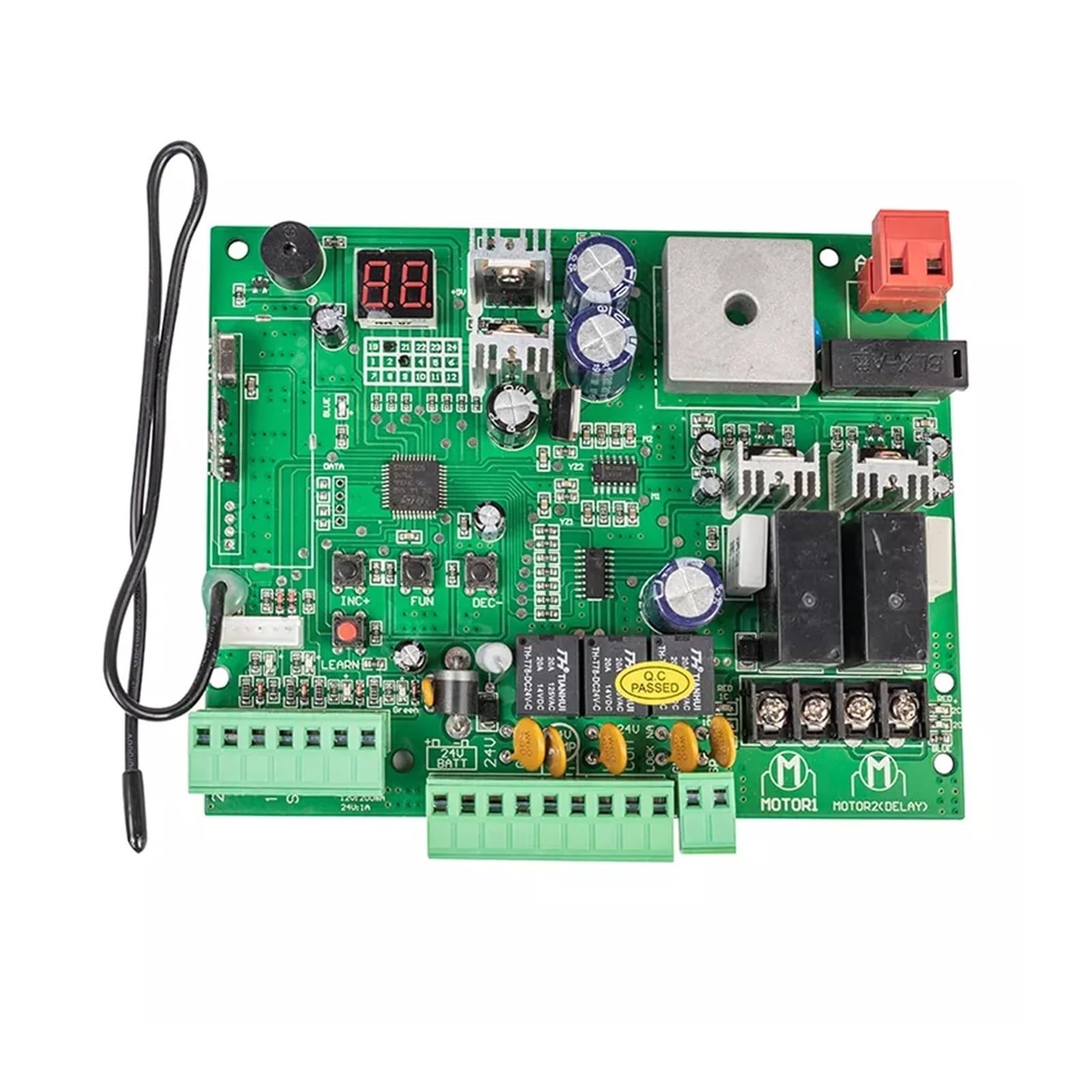 Scheda di controllo, Scheda PCB di tipo universale 12V/24V for pannello controllo automatico a doppio battente apricancello Smart Control Center for vialetto per apricancelli(2 remote 1 wifi)