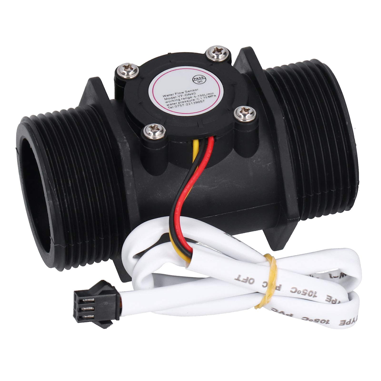 Buy Water Flow Sensor, G1.5in YFDN40 DC 324V Hall Turbine Flowmeter
