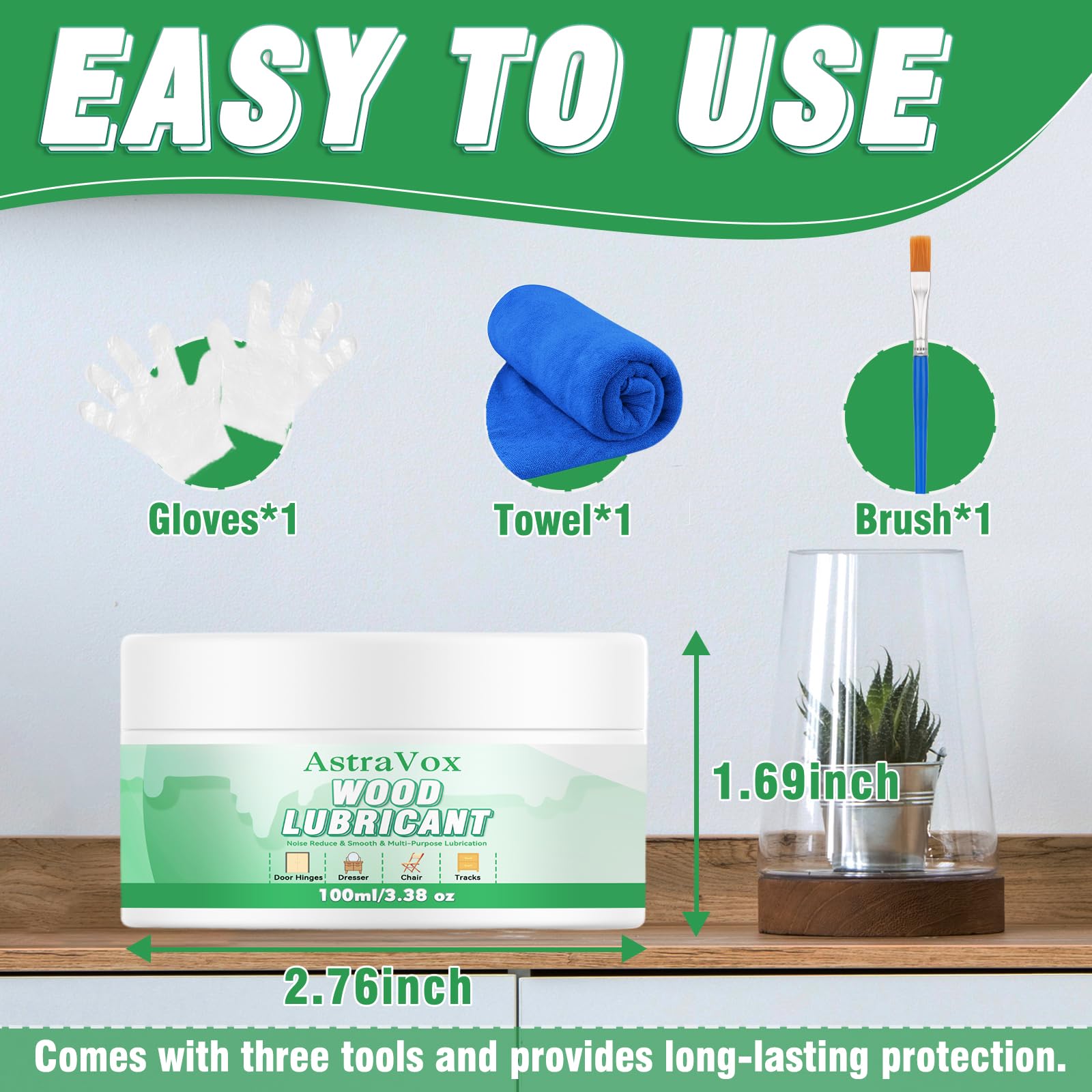 Grasa lubricante para madera