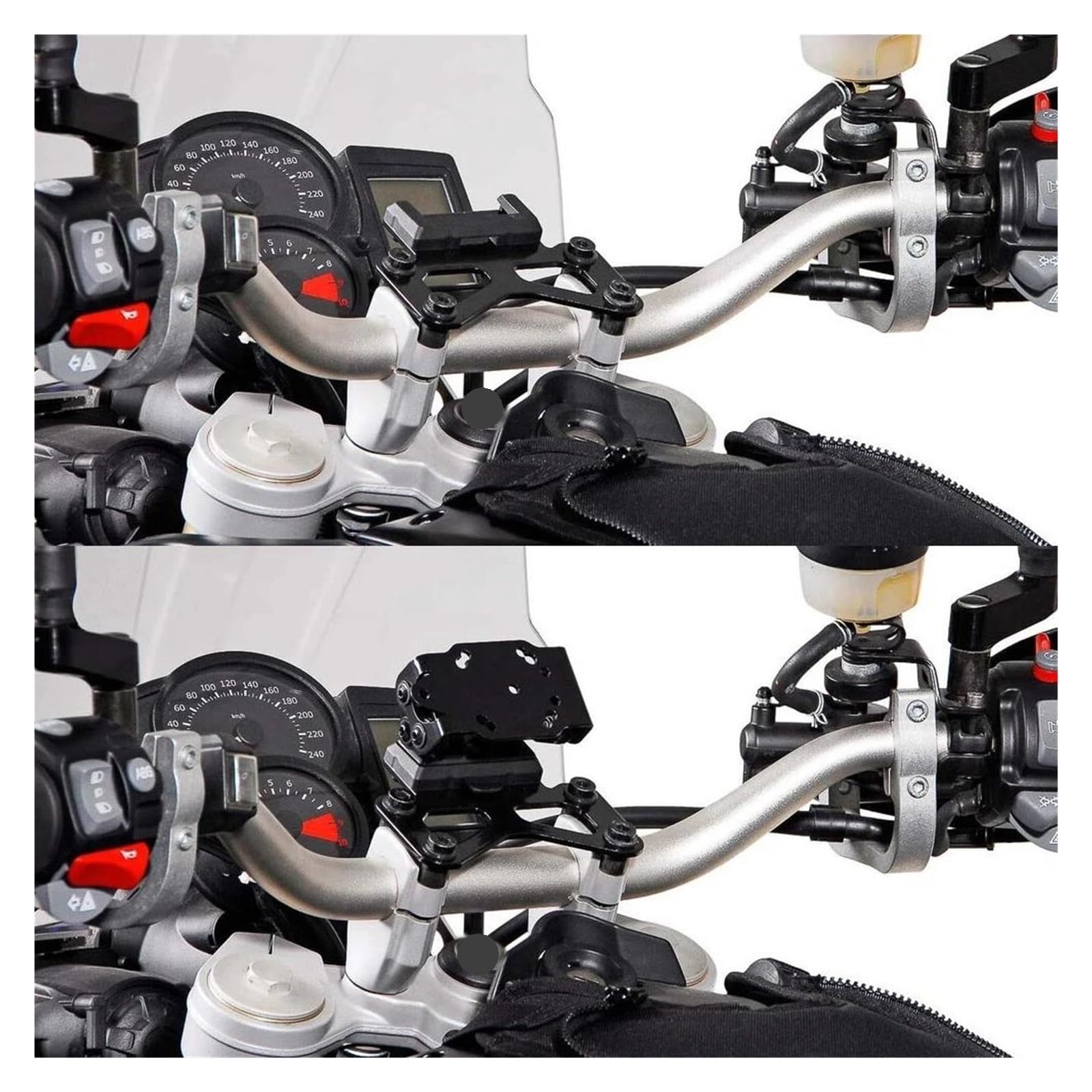 Supporto Per Navigatore/smartphone Con Porta USB Per Moto Per F650GS F700GS F800GS(Style B and C)