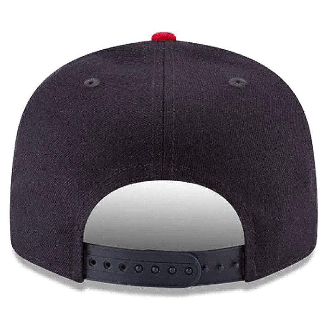New Era 9Fifty MLB Atlanta Braves Basic Navy/Red Snapback Hat 11591082 One Size