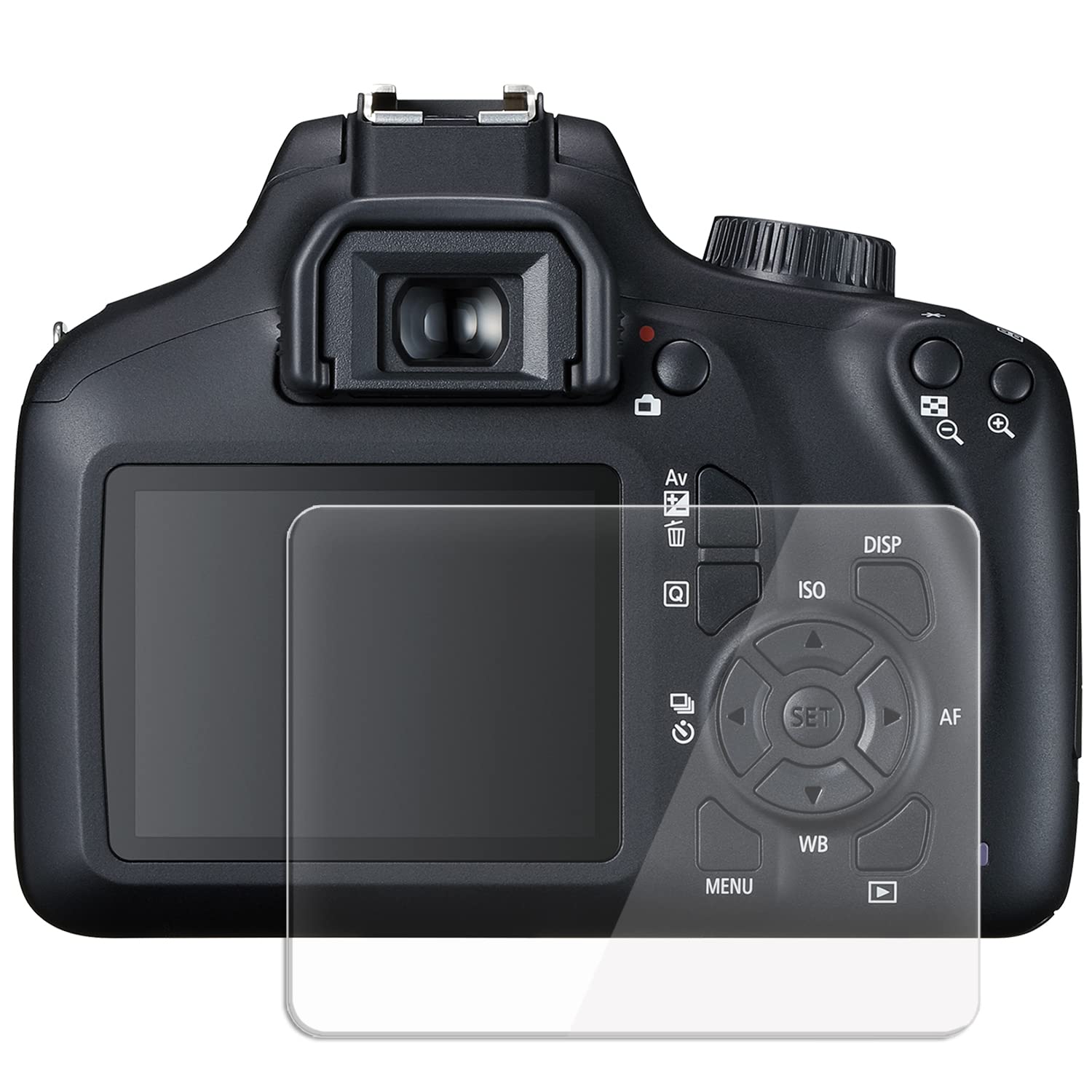 Tough Lee Tempered Glass Screen Guard Protector For Canon EOS 3000D / 4000D DSLR Camera with Full Screen Coverage & Easy Installation Kit; (Pack of 1) (B0BQRRG84P) Amazon Price History, Amazon Price Tracker
