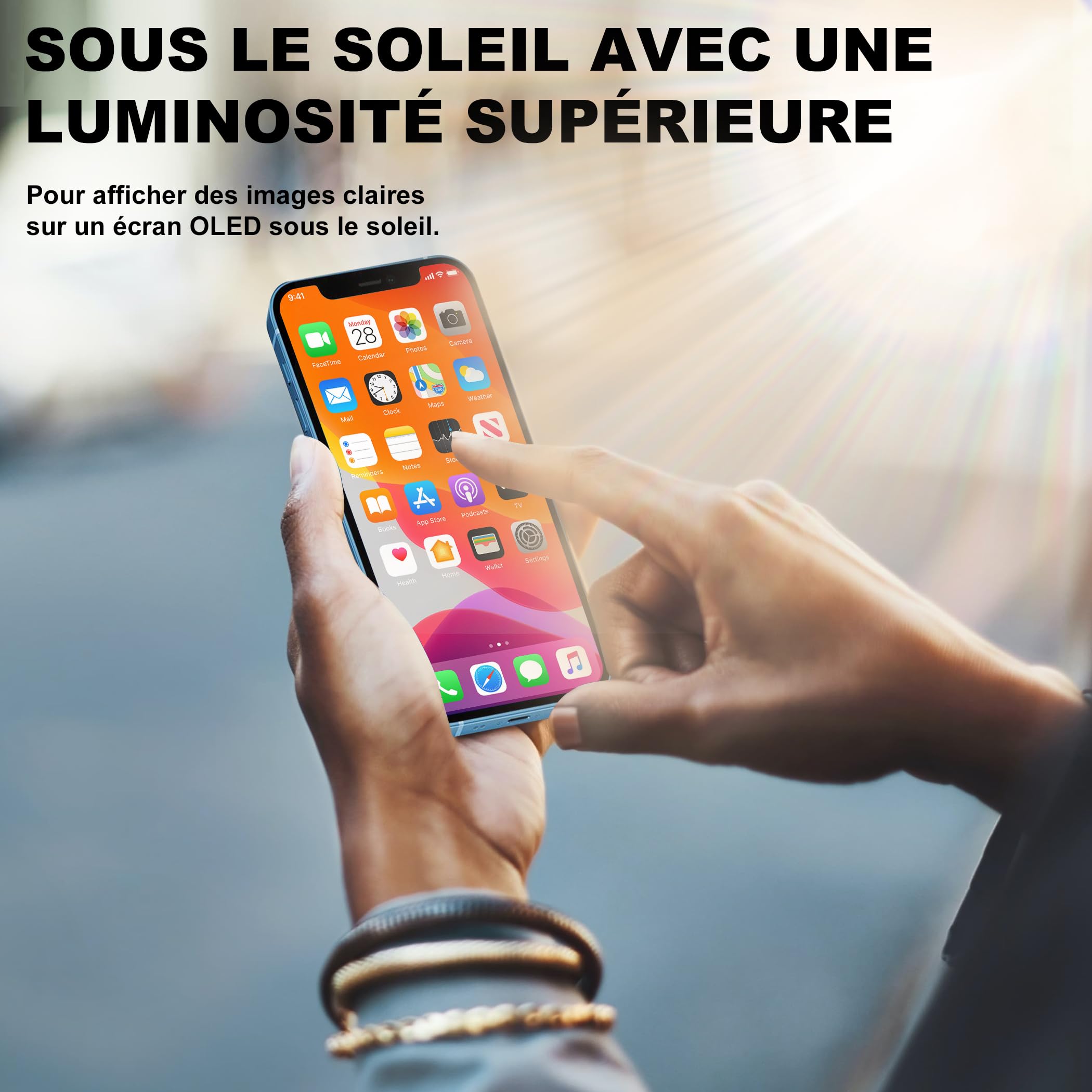 OLED Écran iPhone X, Disque OLED pour iPhone X Modèle de A1865, A1901, A1902