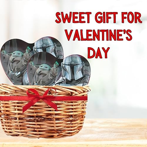 Miniatura 4 de Mandalorian The Child - Caja de corazón de chocolate para el día de San Valentín, paquete de 2