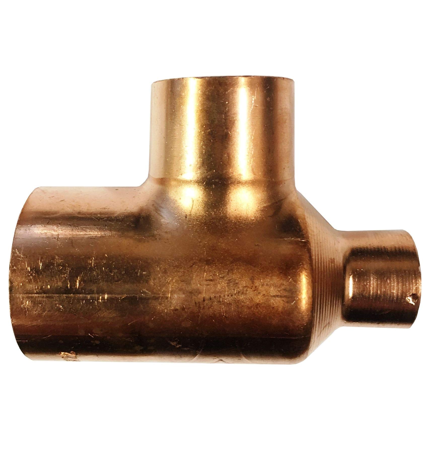 Primaflow Copper 22Mm X 15Mm X 22Mm Reducing Tee - End Feed
