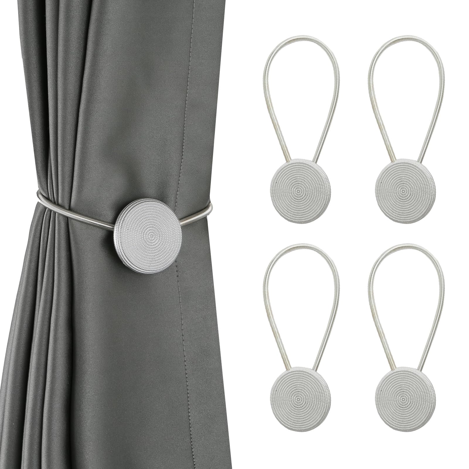 Raffhalter für Vorhänge Magnetische, Elegante Halter for Gardinen und Vorhänge zur Fensterdekoration im Außenbereich