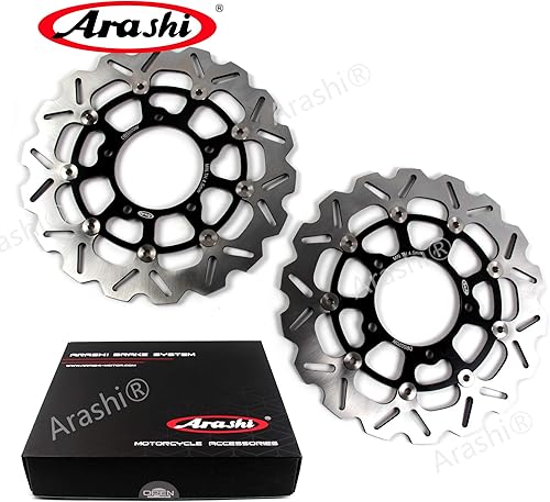 Miniatura 2 de Arashi Rotores de disco de freno delantero para Suzuki GSXR 600 750 2006-2007  GSXR 1000 2005-2008 Accesorios de repuesto para motocicleta GSX-R600