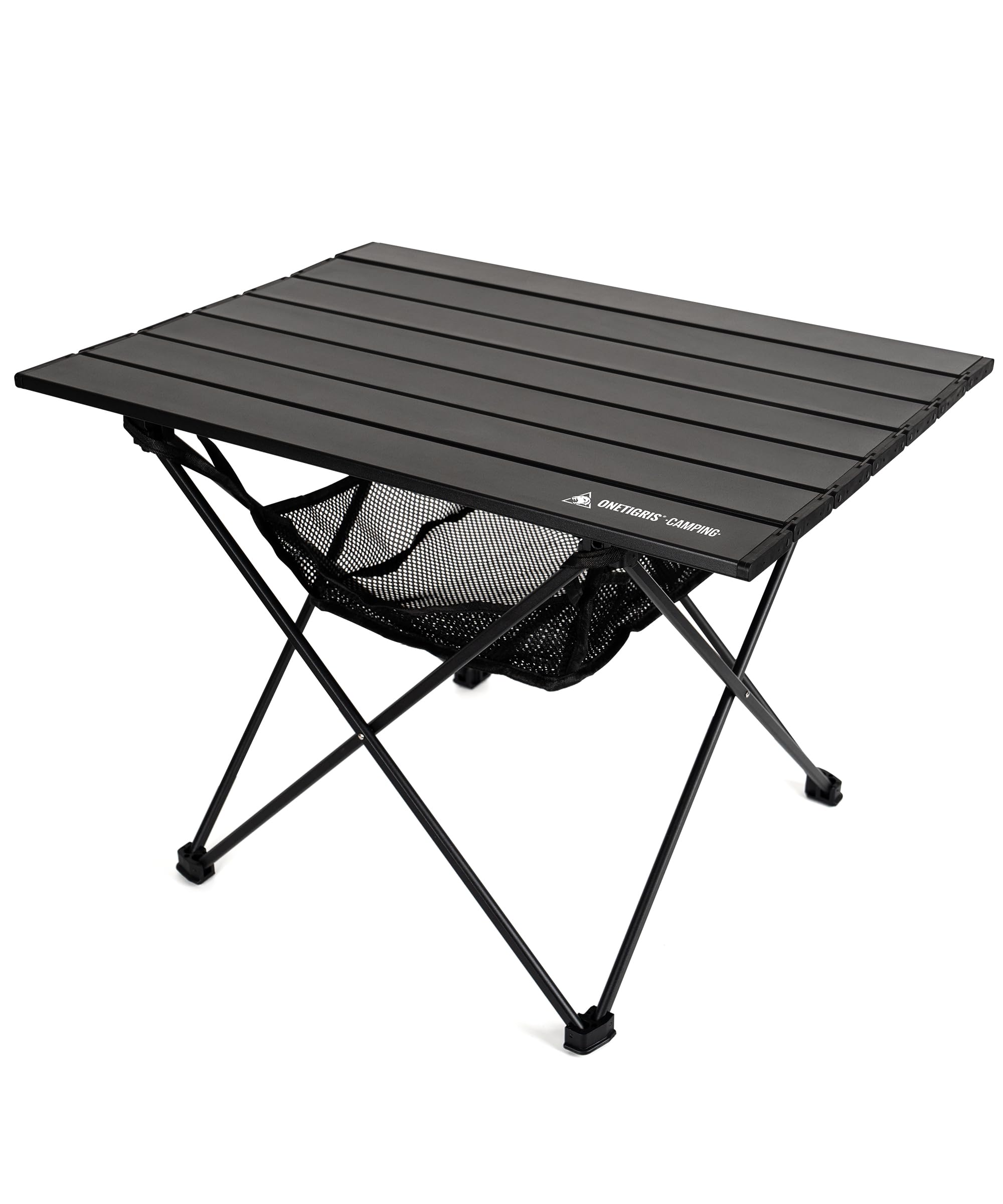 OneTigris SWIFLY Campingtisch Alu faltbar, Klapptisch klein faltbar, Outdoor Tisch Ultraleicht tragbarer, Tisch klappbar, Tragfähigkeit bis zu 30 kg für Outdoor, Wandern (56x40,5x39,5 cm)