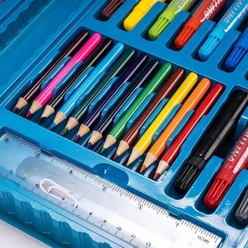 Image of Deluxe Drawing and Painting Art Set Crayon Color Set for Kids | Case Art & Craft Supplies | Great return Gift (Modern, 68)