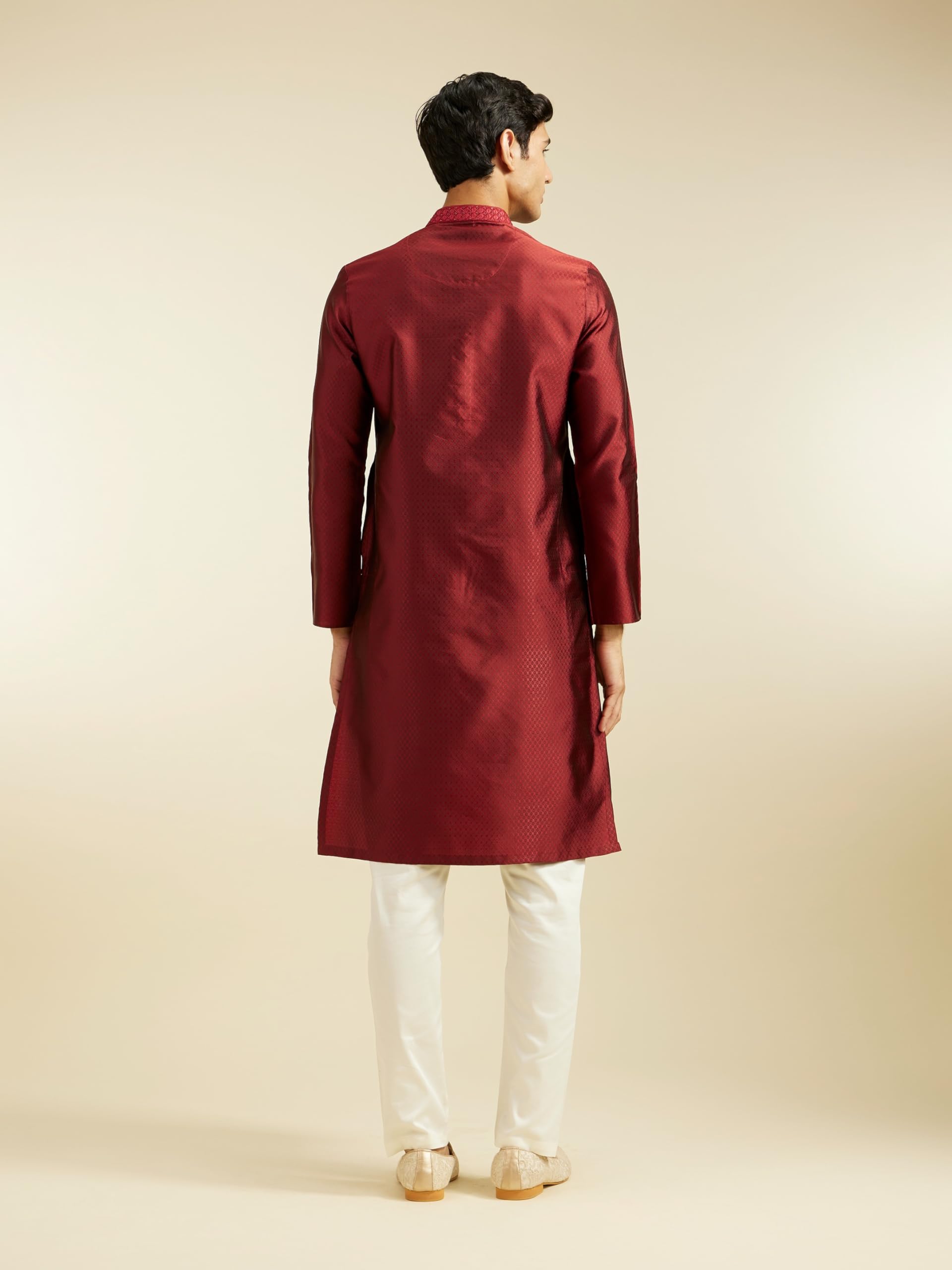 DIWAS BY MANYAVAR Kurta - Confezione da 2 filati di seta da uomo