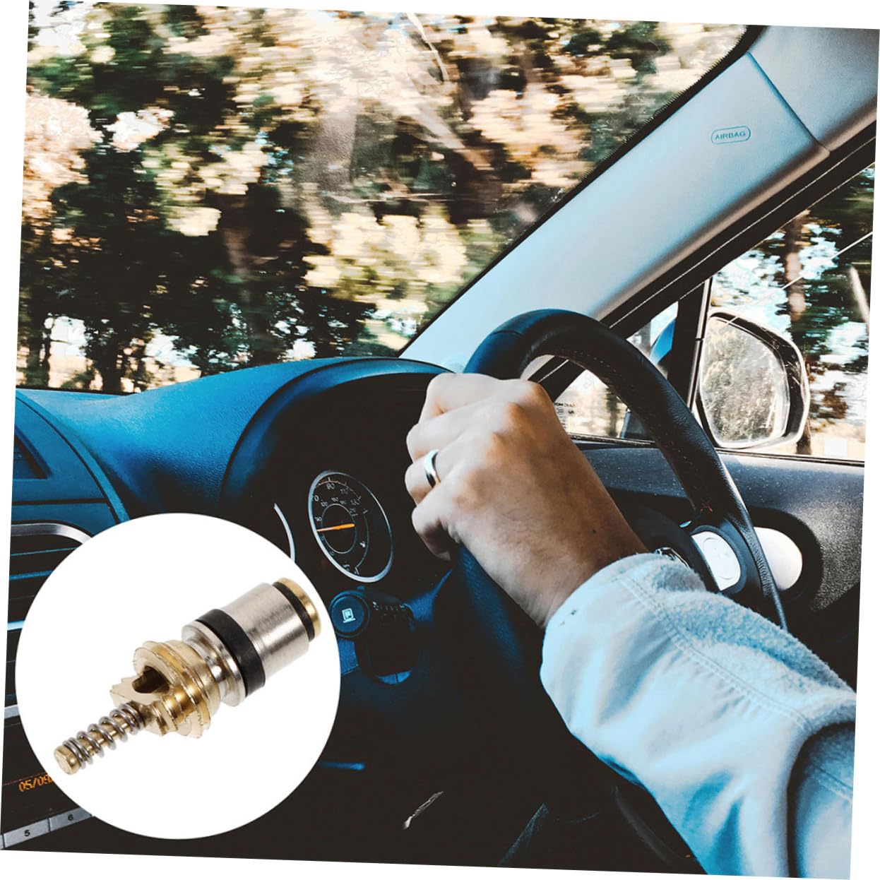Kit Riparazione Aria Condizionata Auto 10 Pezzi Nucleo Valvola in Rame, Modello R134a-3 per Sostituzione e Ricarica per Climatizzatore Auto