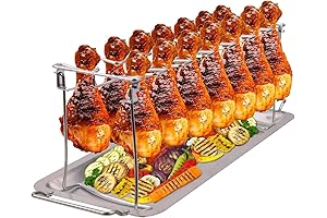 Chicken Wing Rack: Ultimate Drumstick Roaster for Tender and Flavorful Grilled Meats